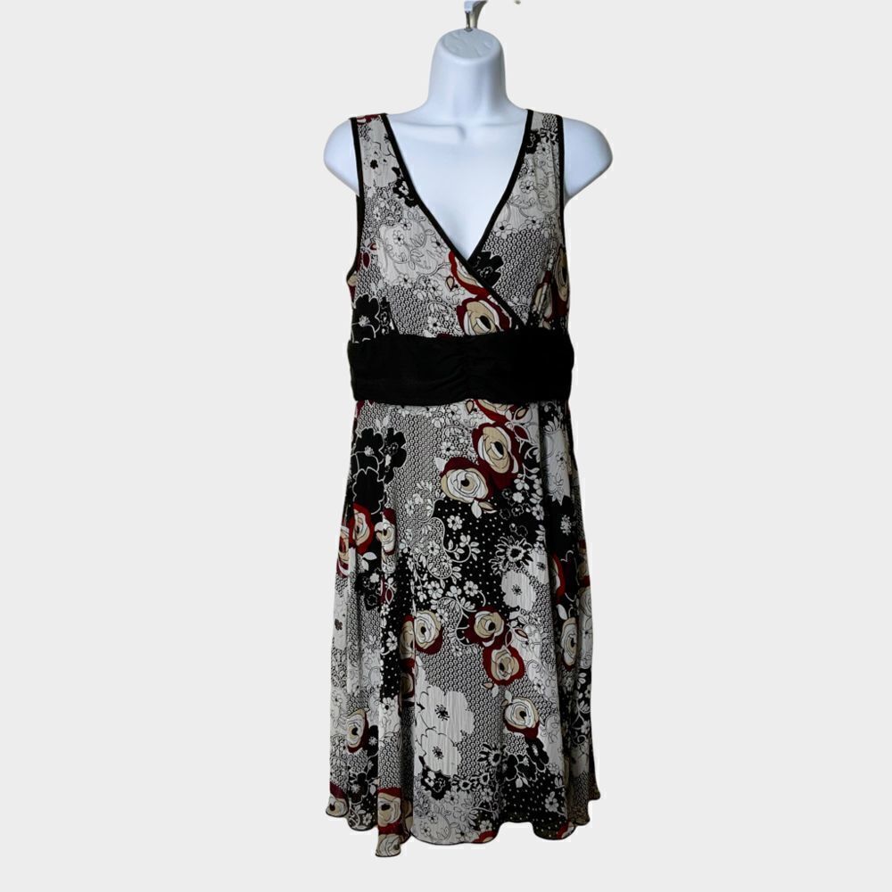 Reitmans Floral Sleeveless Midi Dress Size 7